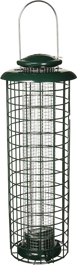 Caged Screen Black Oil Sunflower or Peanut Feeder - The Bird Shed
