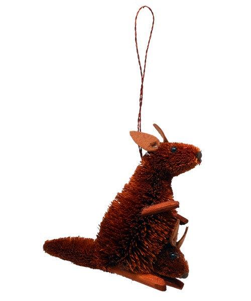 Kangaroo Brushart Ornament