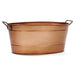 Achla Designs Achla Designs Oval Copper Plated Galvanized Tub