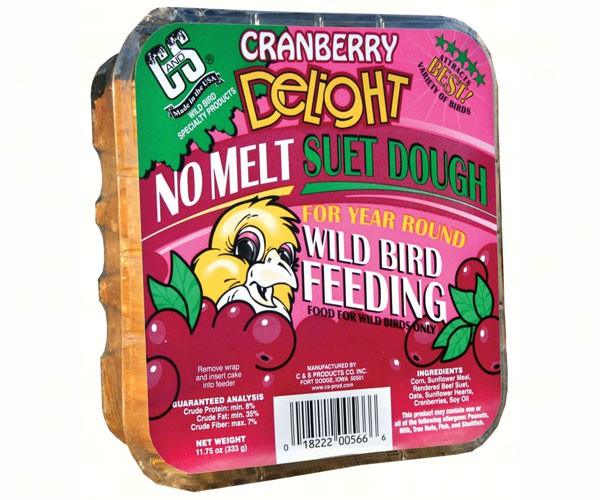 Cranberry Delight No Melt Suet Dough +Freight