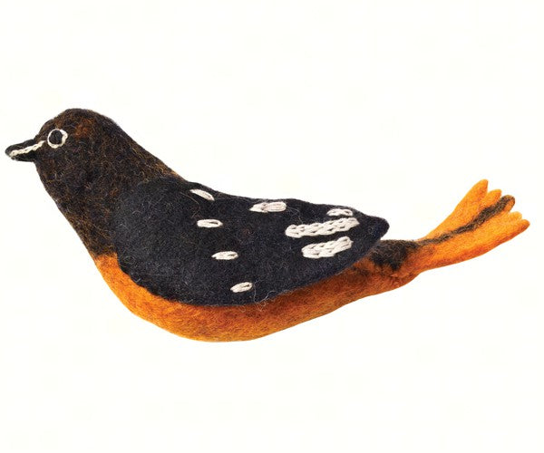 Oriole Woolie Ornament
