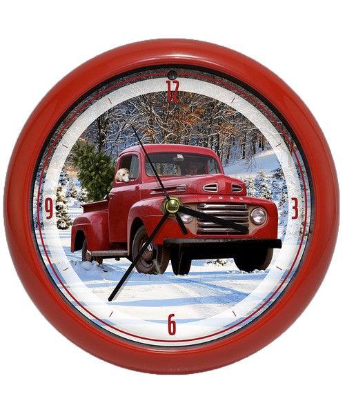 Ford Holiday Truck 8 inch Sound Clock