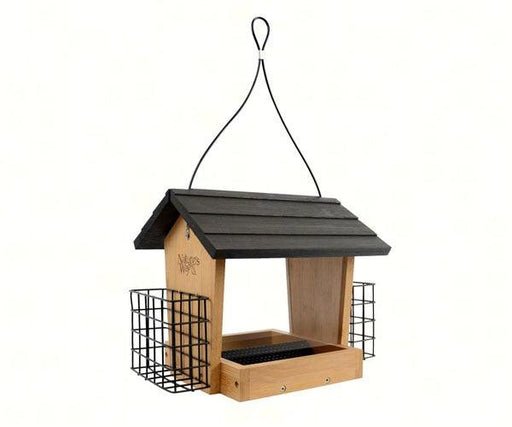 Bamboo 3 QT Hopper Feeder withSuet Cages