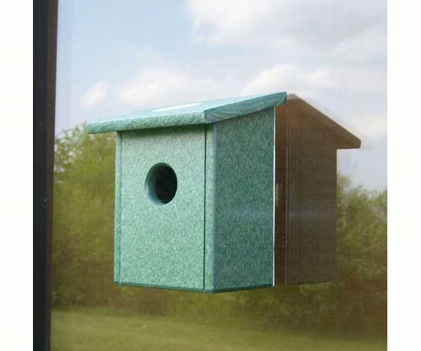 Recycled Plastic Window Nest View Bird House