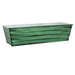 Achla Designs Galvanized Steel Flower Box, Green, Large