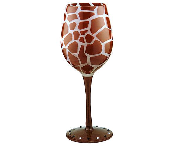 bird wine glass Bottom's Up - Giraffe