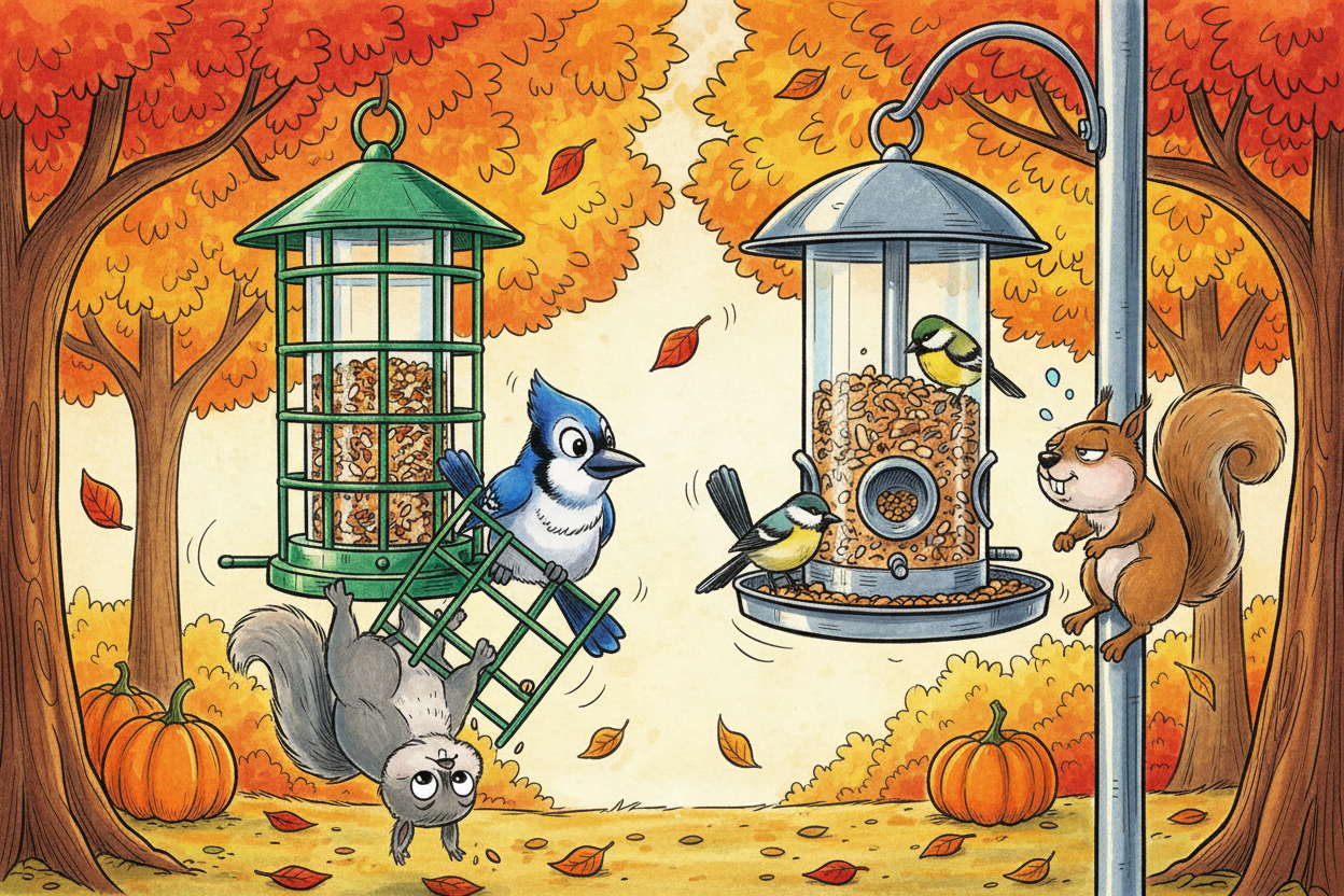 Squirrel Resistant Bird Feeders