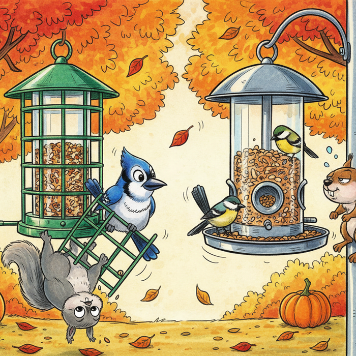 Squirrel Resistant Bird Feeders
