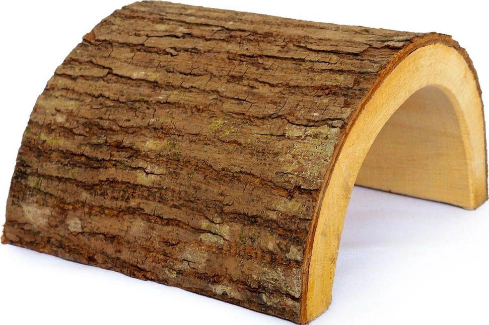 A&E CAGE NATURAL HALF LOG HIDEOUT REPTILE