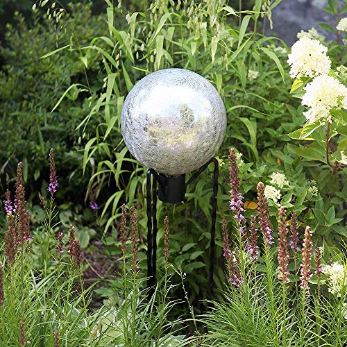 Achla Designs 12" Gazing Globe, Silver