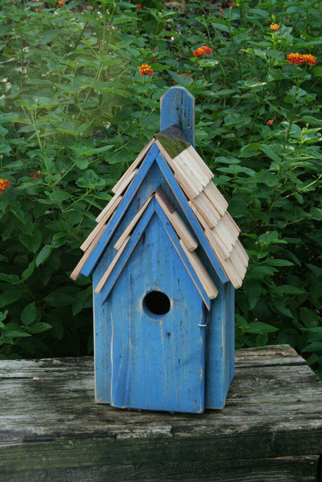 Heartwood Bluebird Manor Bird House - Blue