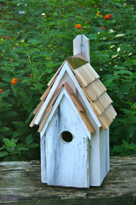 Heartwood Bluebird Manor Bird House - Antique White