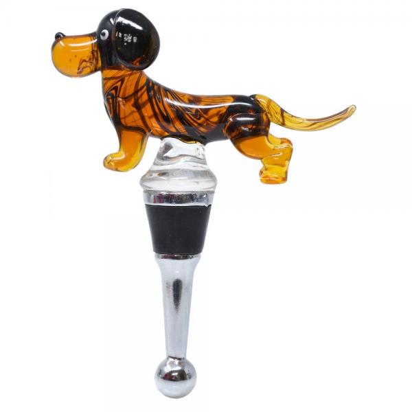 LS Arts Bottle Stopper Weiner Dog