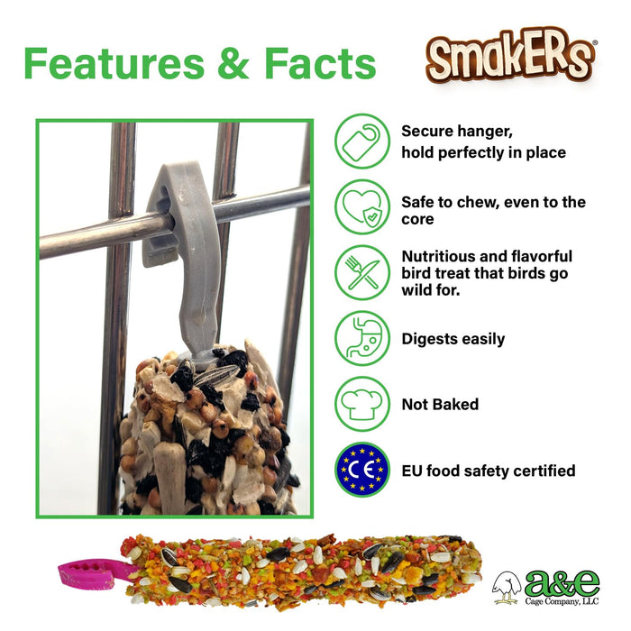 SMAKERS TREAT STICK PARAKEET VARIETY