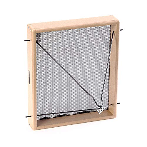 Birds Choice SNHPF250 Hanging Tray, Recycled Hanging Feeder w/ Collapsible Steel Hanging Rods, Large