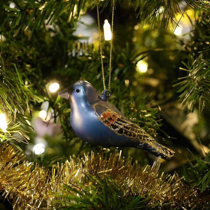 Cobane Studio  Blue Grosbeak Ornament
