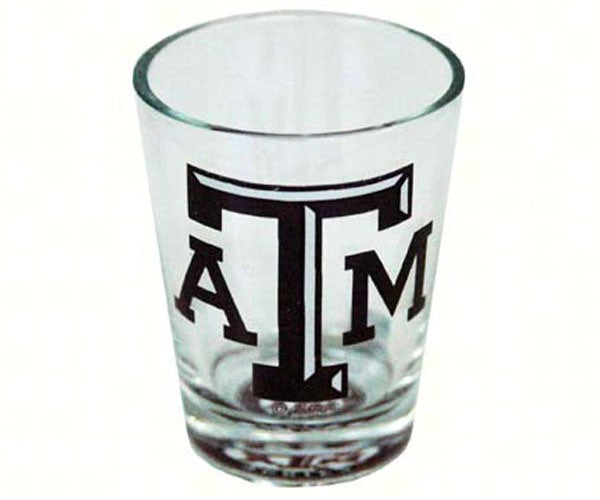 NCAA Texas A&M Aggies Shotglass Clear Bullseye