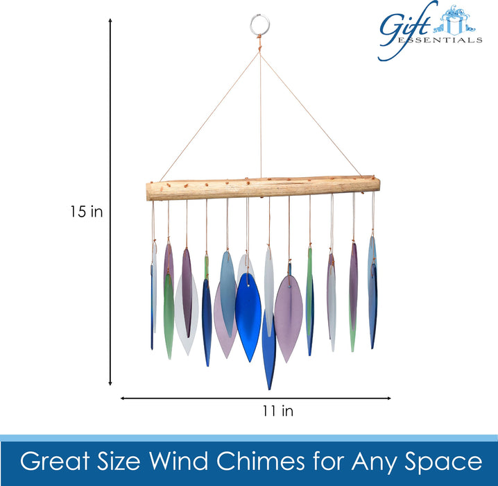 Gift Essentials Blue Handworks Line - Mountain Ridge Glass Chime