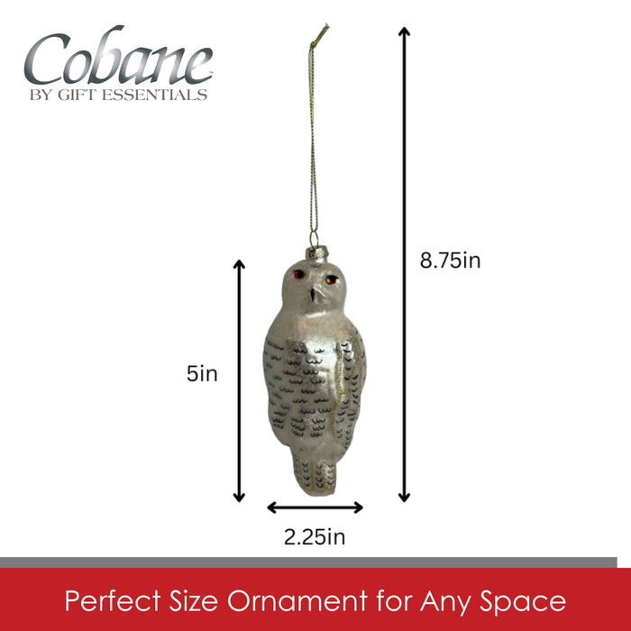 Cobane Studio  Snowy Owl Ornament