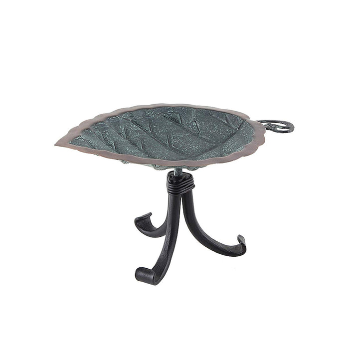 Achla Designs Aspen Leaf Birdbath- Tripod Stand