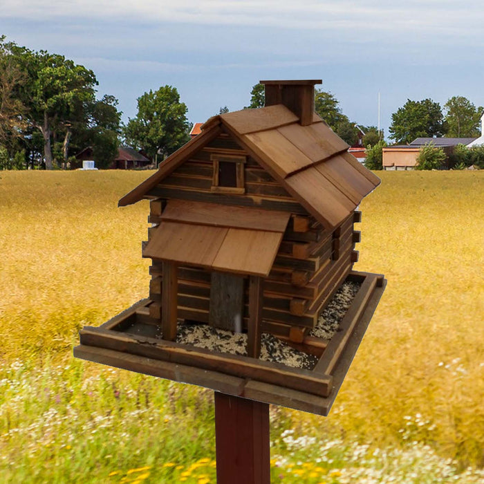 Valley Forge Feeder (Large) - Natural Cedar