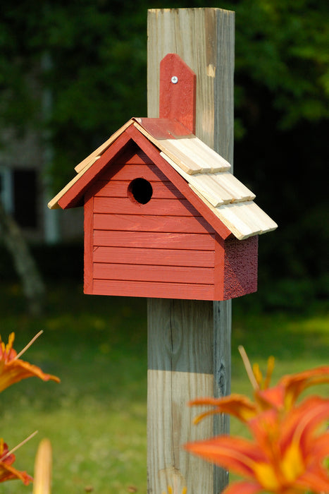 Heartwood Cape Cod Wren House - Redwood