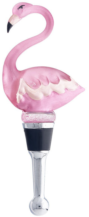 LS Arts Bottle Stopper Resin Flamingo