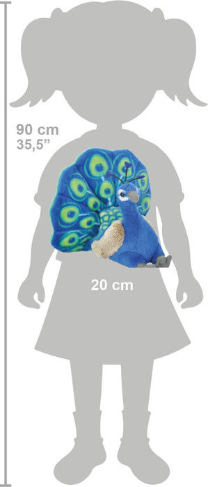 Plush Peacock 8 inch