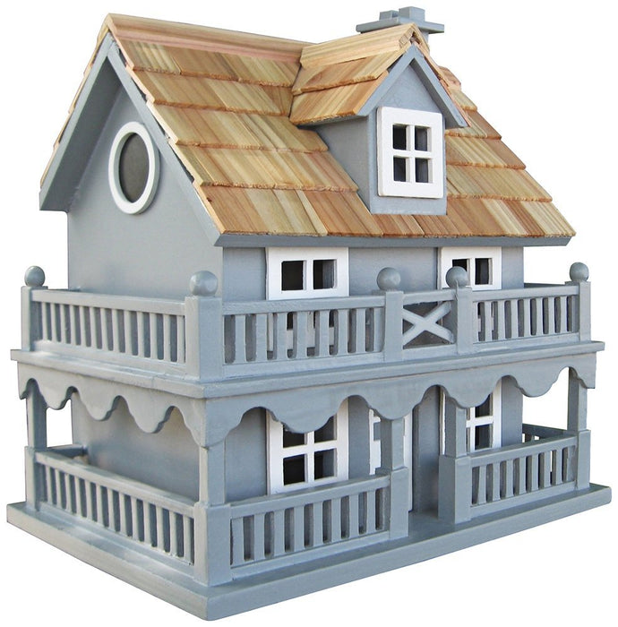 Novelty Cottage Birdhouse - Blue