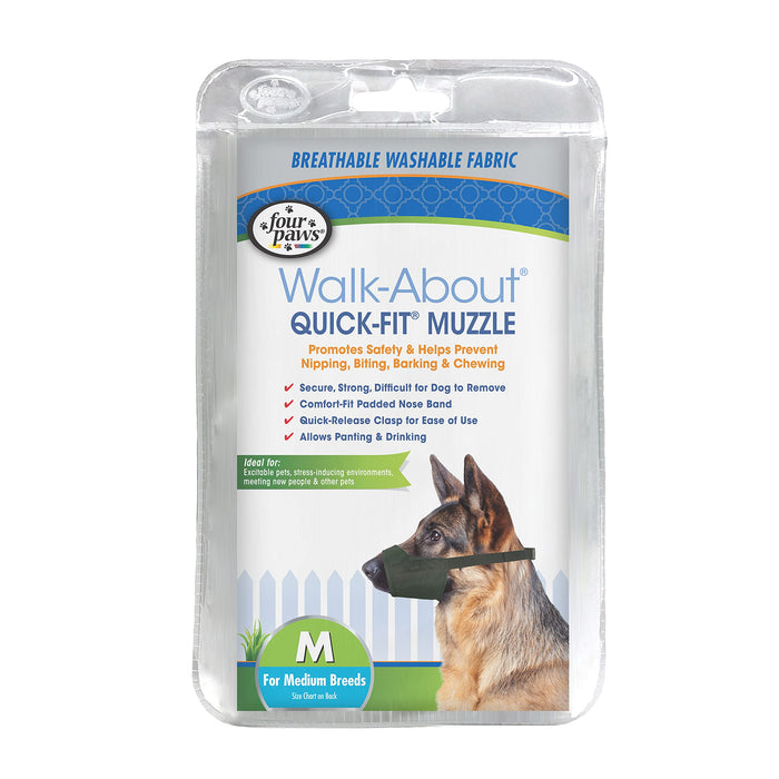 FOUR PAWS WALK ABOUT QUICK FIT DOG MUZZLE