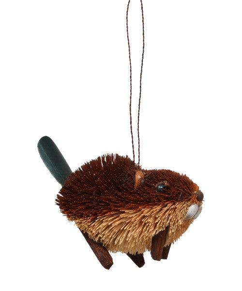 Beaver Brushart Ornament