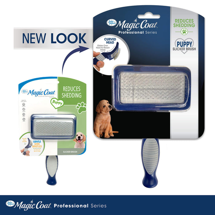 MAGIC COAT GENTLE SLICKER WIRE BRUSH FOR PUPPIES