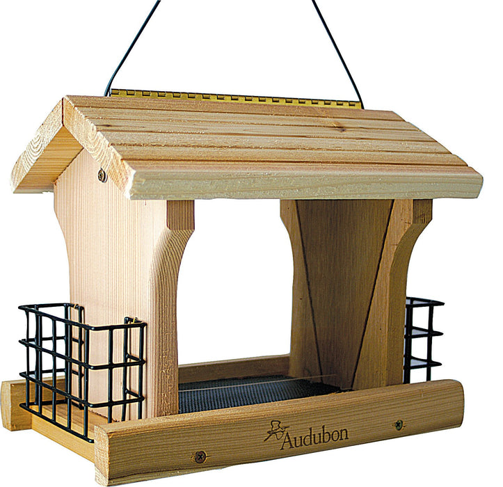 AUDUBON CEDAR RANCH FEEDER W/SUET CAGES