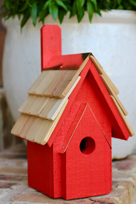 Heartwood Classic Bird House - Neon Red