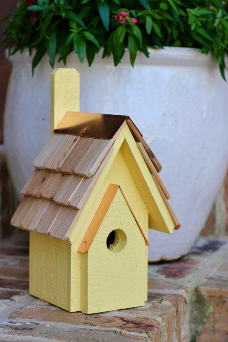 Heartwood Classic Bird House - Yellow