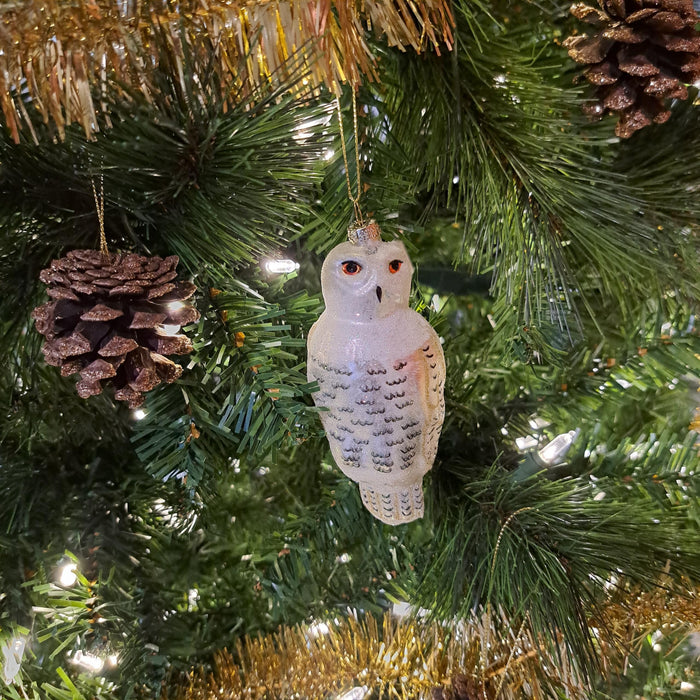 Cobane Studio  Snowy Owl Ornament
