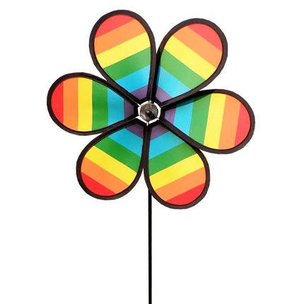 Rainbow Stripe w/Leaves 12