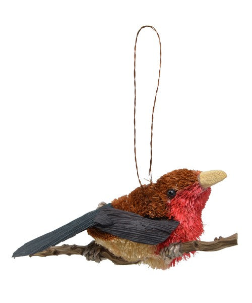 Brushart BRUSHOR27R 2 - 5''D x 2W x 2L Robin Ornament