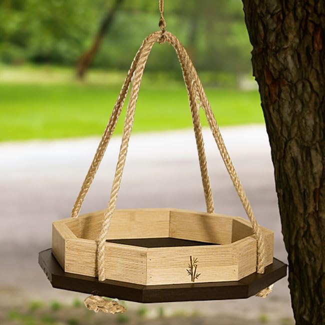 AUDUBON ULTIMATE RENEWABLE BAMBOO OCTAGON PLATFORM FEEDER