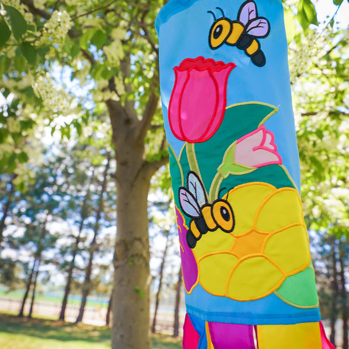 Floral Bee Funsock