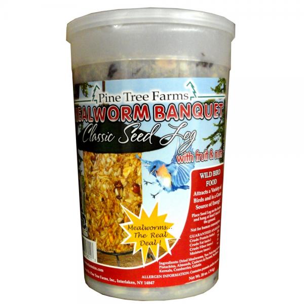 Mealworm Banquet Classic Seed Log 28 oz