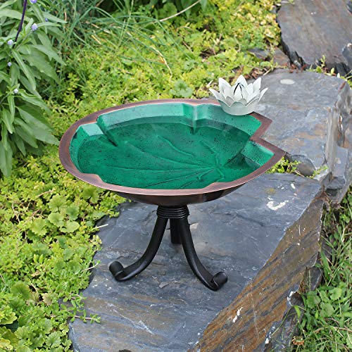 Achla Designs Lilypad Birdbath- Tripod Stand