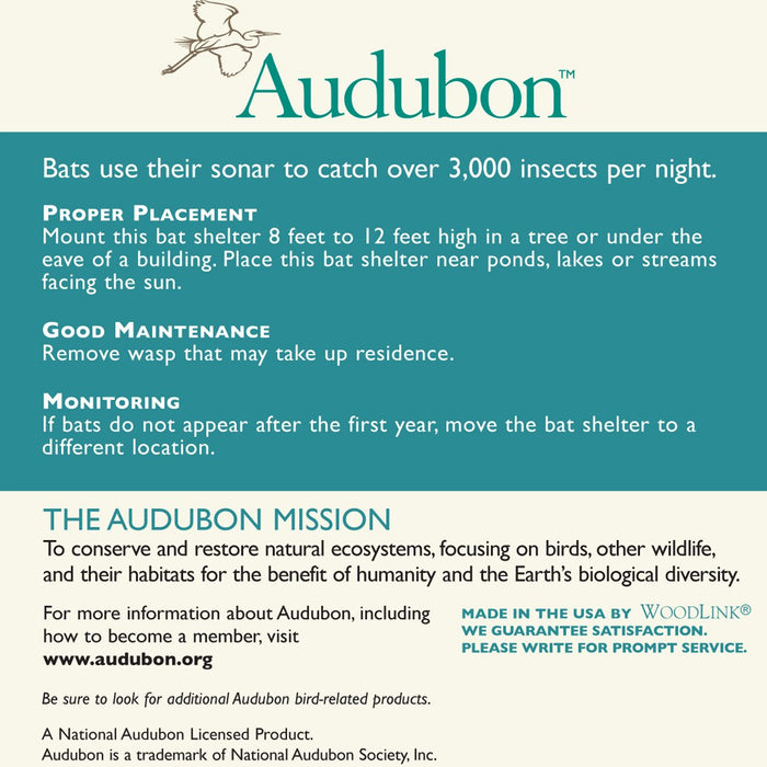 AUDUBON CEDAR BAT SHELTER