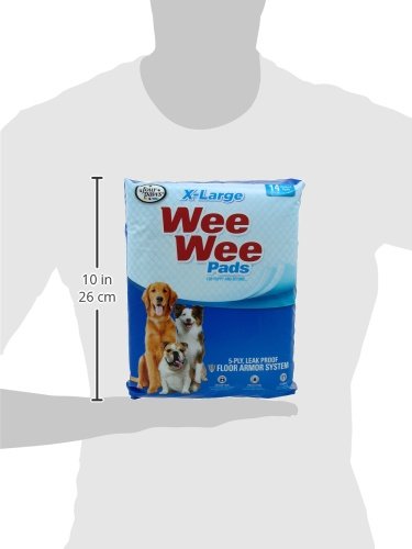 WEE-WEE PADS WITH BARRIER EDGE XL