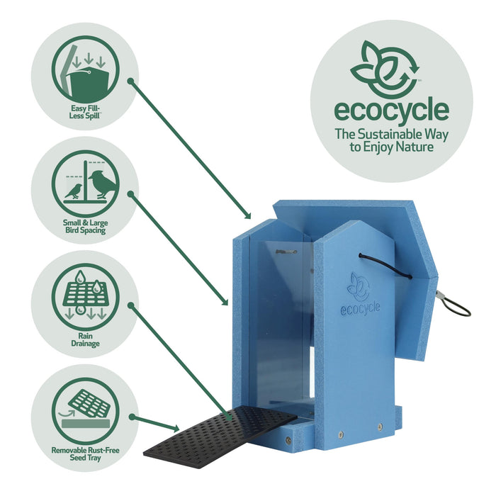ECOCYCLE TASTY TIDBIT BIRD FEEDER