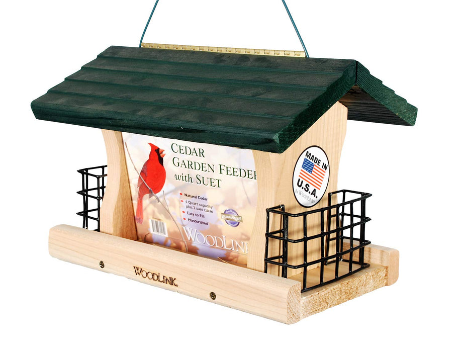 Woodlink Cedar Garden Feeder, Large