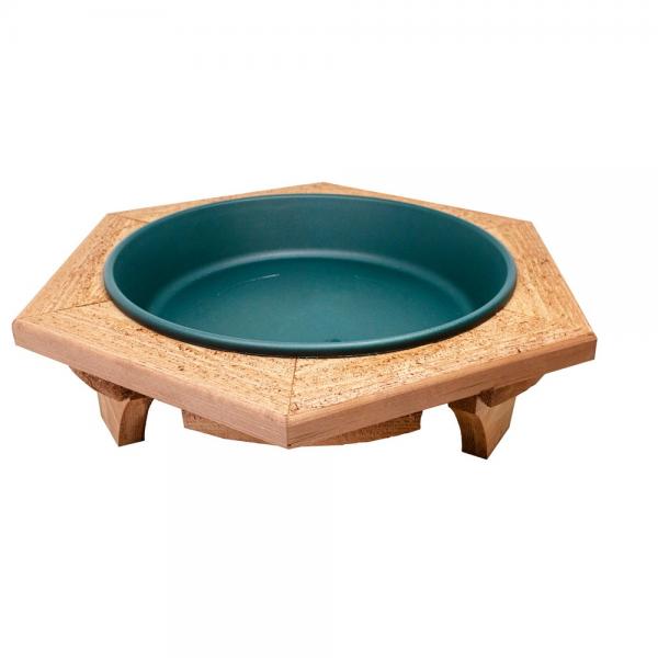 BIRD BATHS: Mini Garden Bird Bath Green