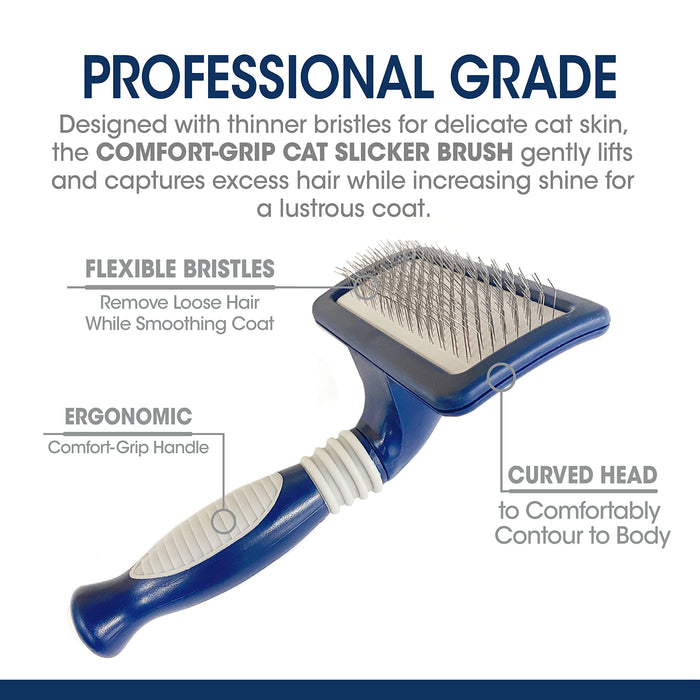 MAGIC COAT GENTLE SLICKER WIRE BRUSH FOR CATS