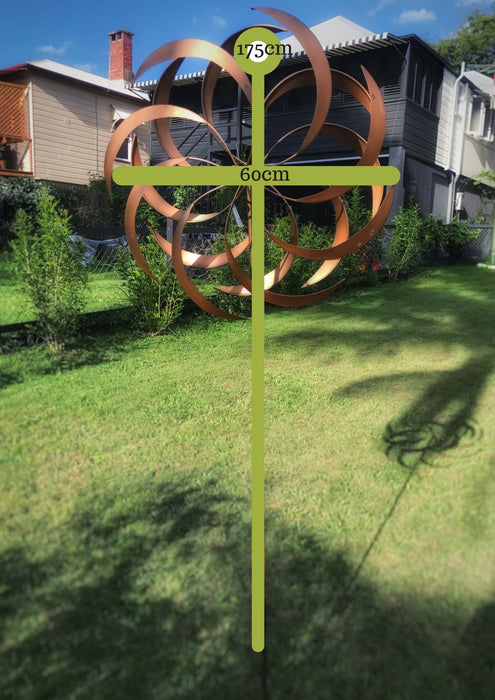 Feather Spinner Staked