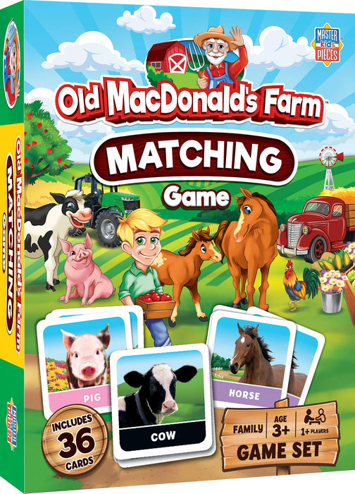 MasterPieces Puzzles Old MacDonald's Farm Matching Game